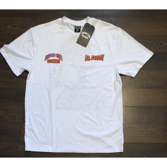 DEATH ROW RECORDS DR. BOMBAY MEDIUM GRAPHIC TEE NATURAL - Picture 2 of 9